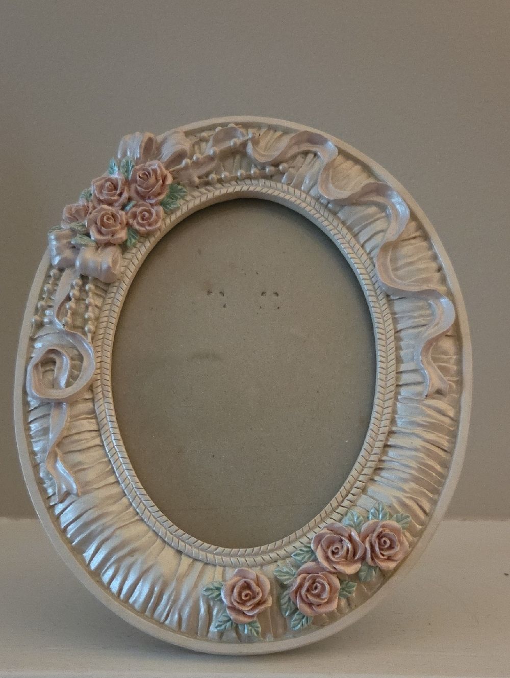 Ceramic Floral Photo Frame
